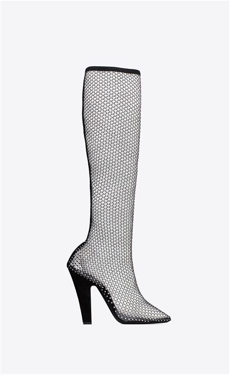 ysl sock boots|ysl high boots.